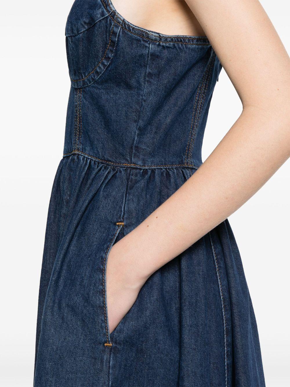denim midi dress Product Image