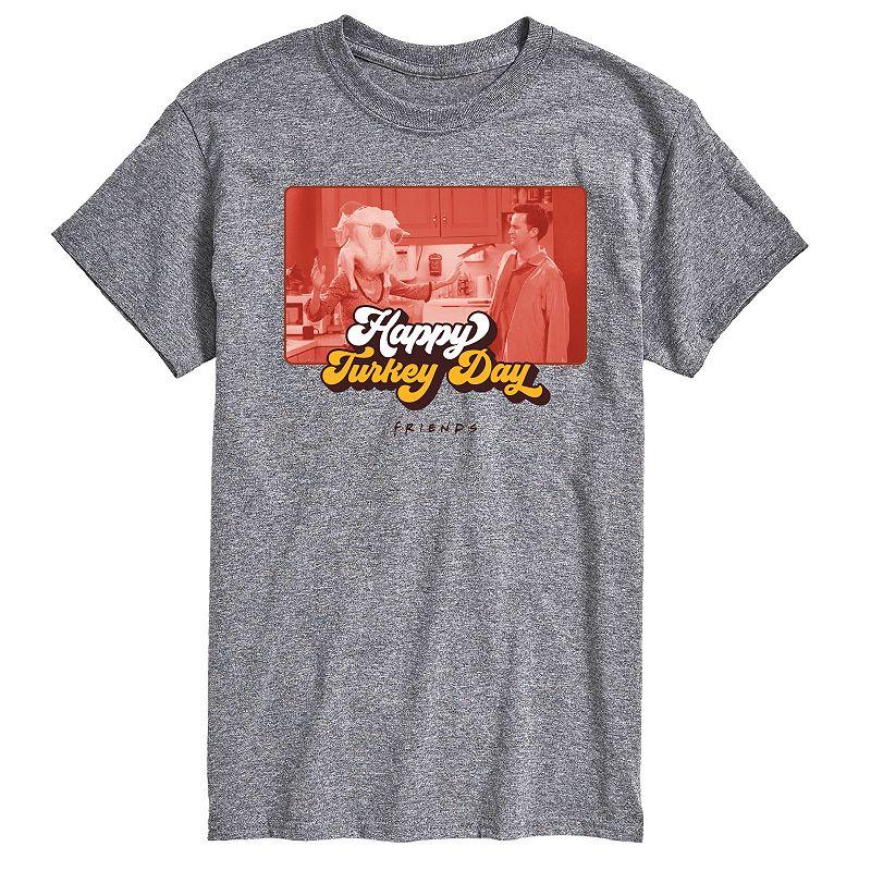 Big & Tall Friends Happy Turkey Day Graphic Tee, Men's,  Product Image