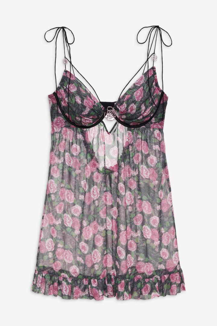 Ciara Slip Dress — Black Product Image