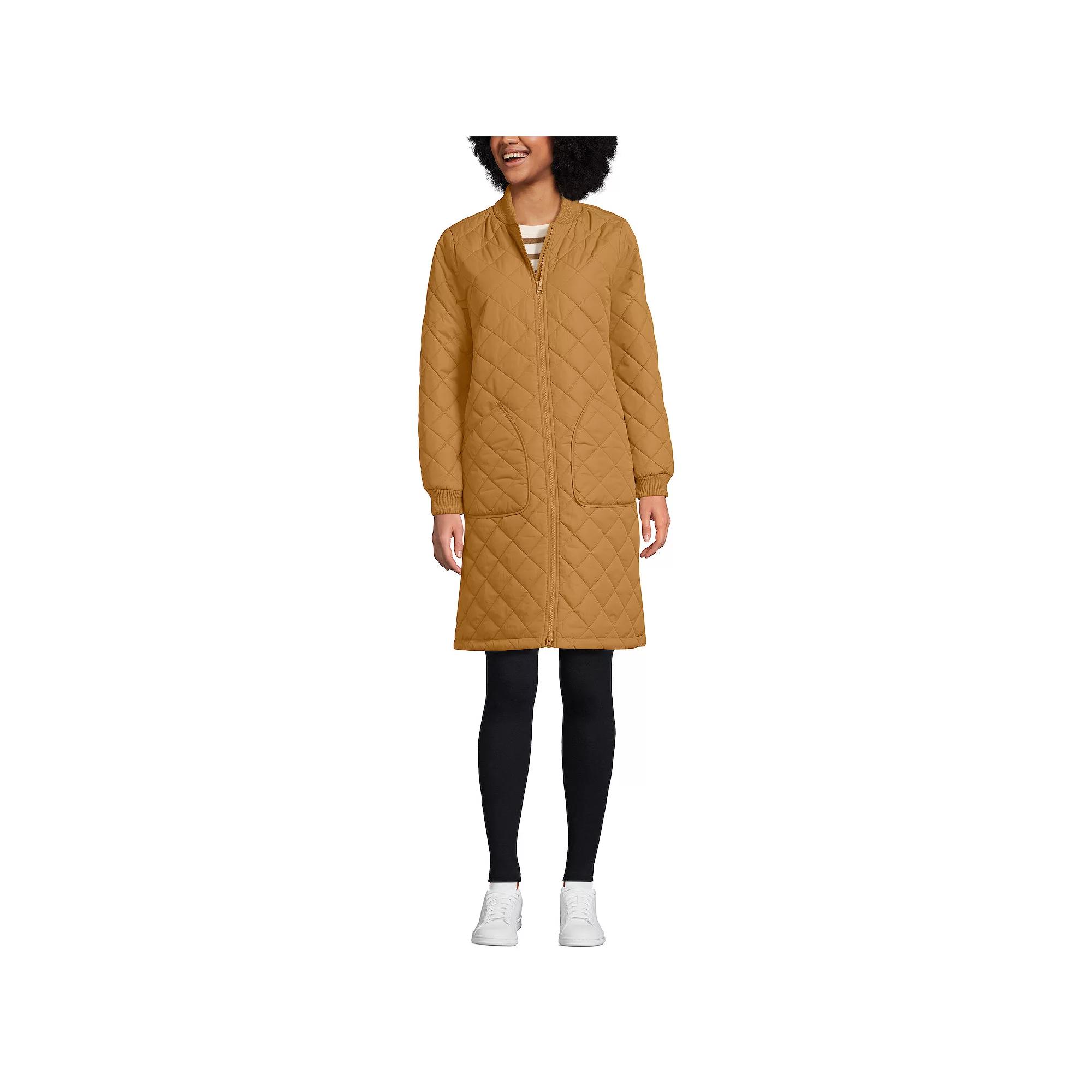 Women's Lands' End FeatherFree Insulated Bomber Coat,  Product Image