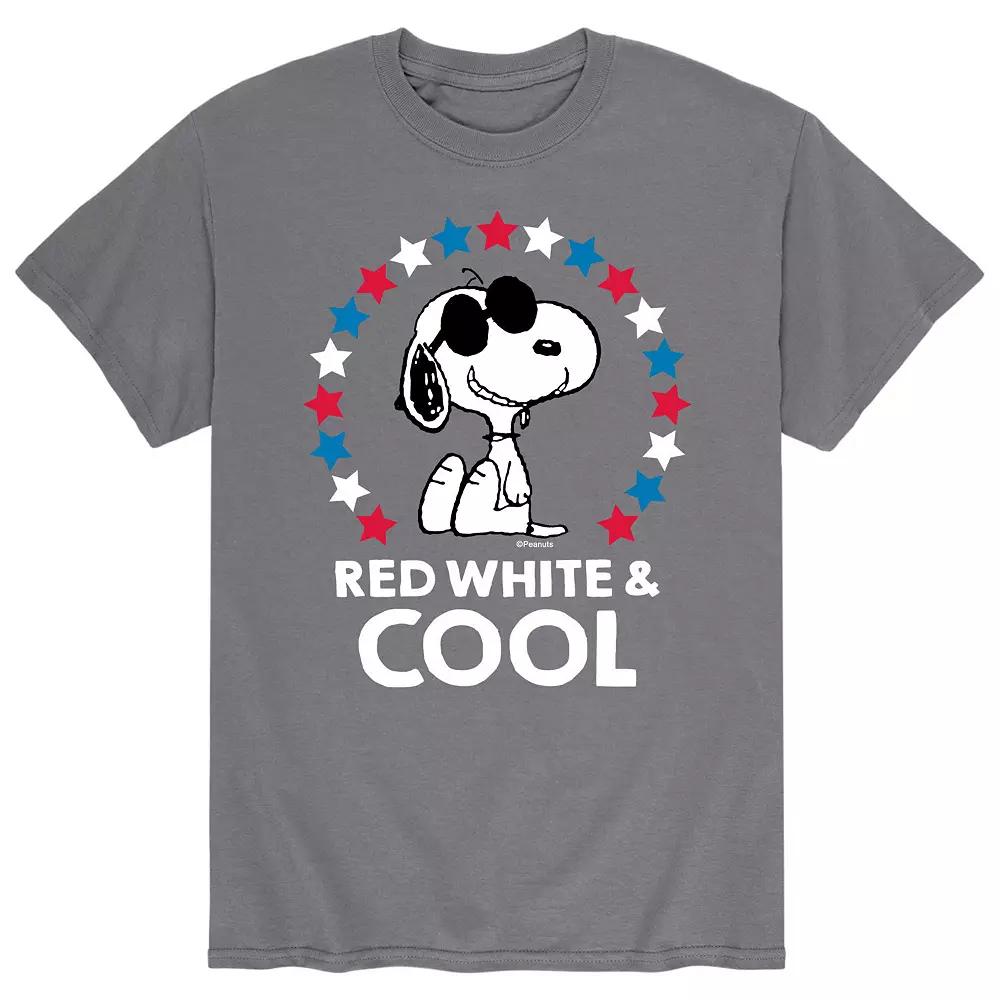 Men's Peanuts Red White And Cool Tee,  Product Image