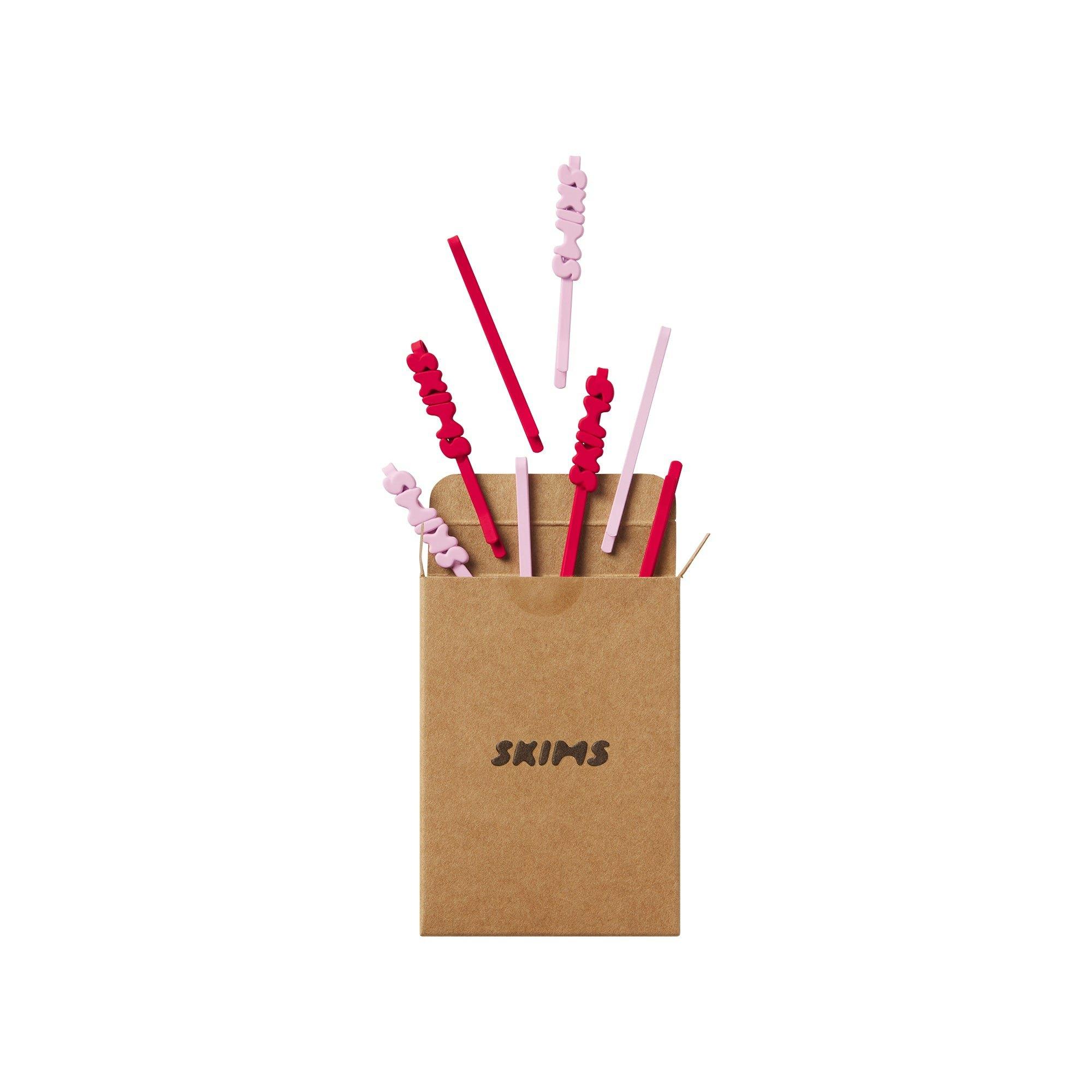 LOGO BOBBY PIN 6-PACK | BUBBLE GUM CAYENNE MULTI Product Image