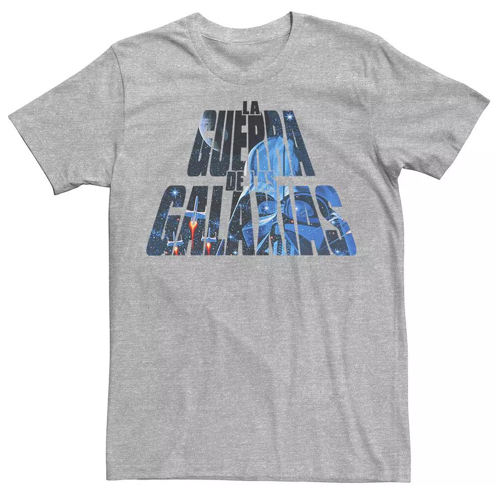 Men's Star Wars La Guerra De Las Galaxias Letter Fill Tee,  Product Image