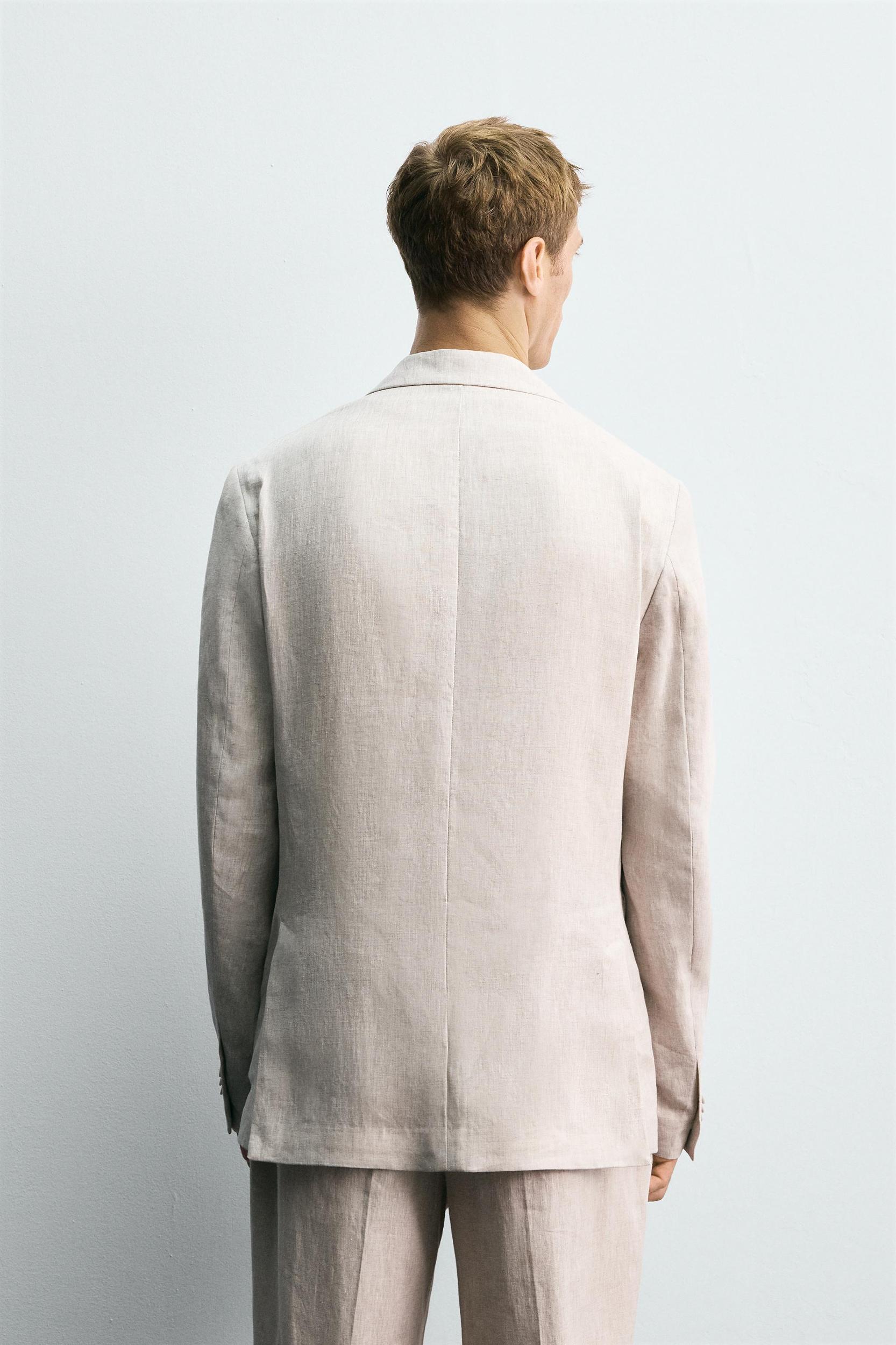 100% LINEN SUIT BLAZER Product Image