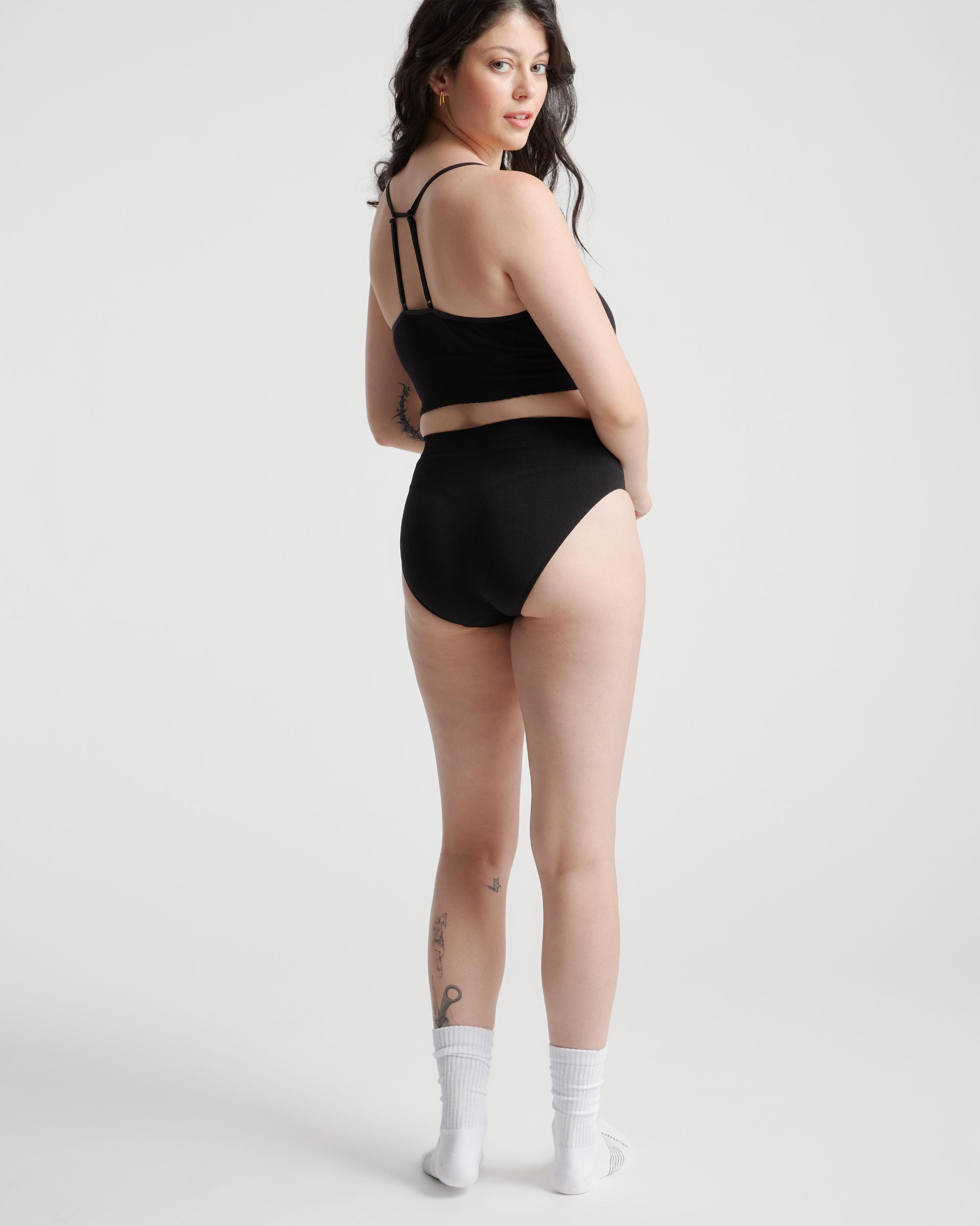 Quince | Women's Comfort Rib T-Back Bralette Size Large/XL, Nylon/Spandex Product Image