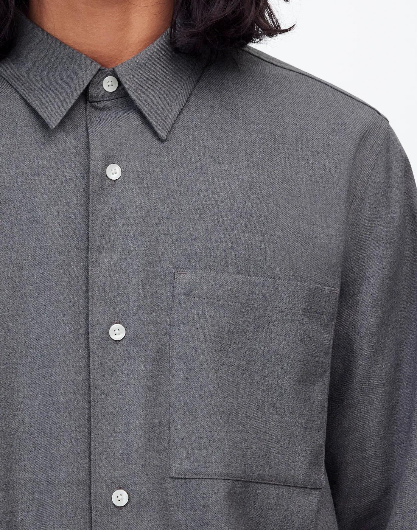 Twill Easy Long-Sleeve Shirt Product Image