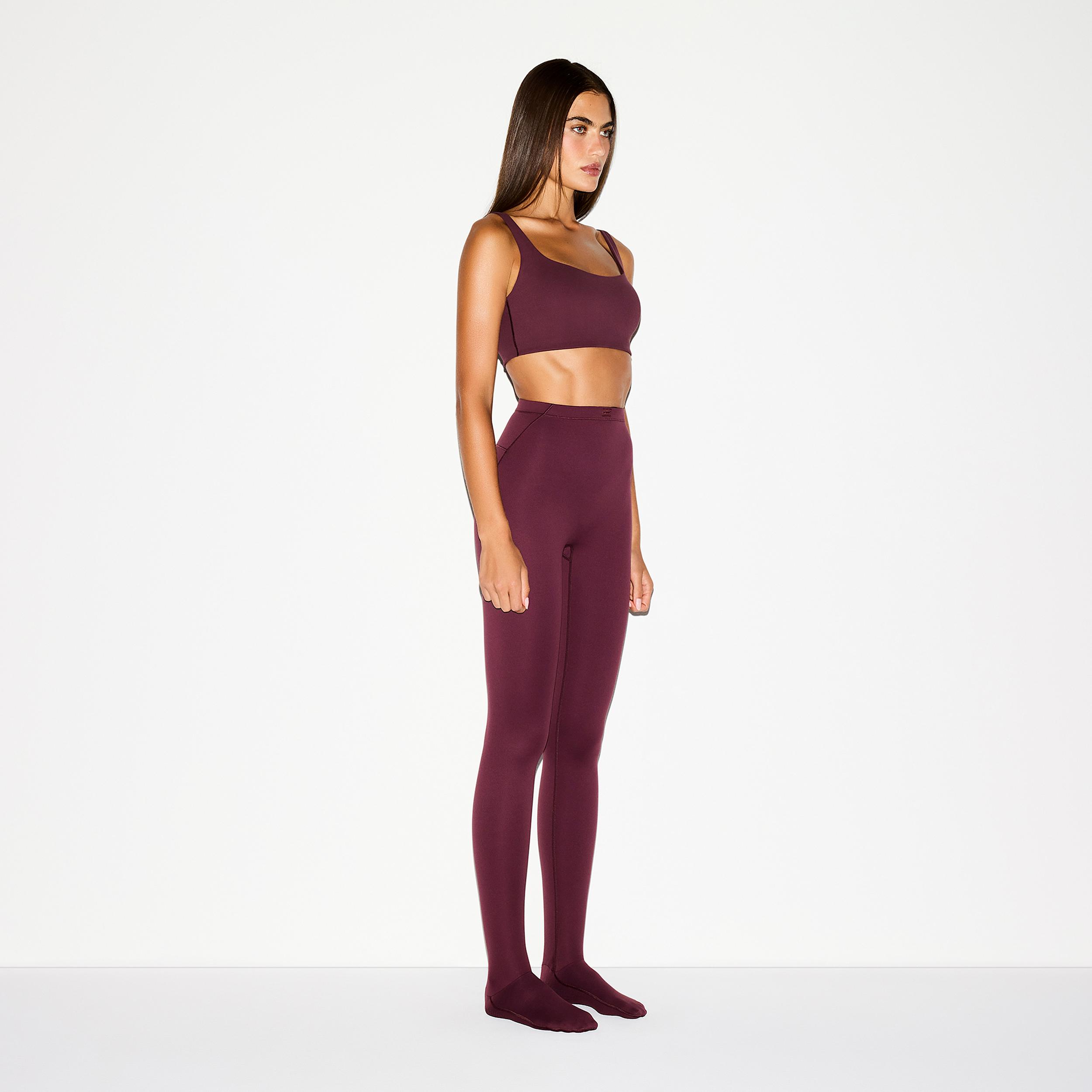 Nike Women's SKIMS Matte High-Waisted Footsie Grip Leggings Product Image