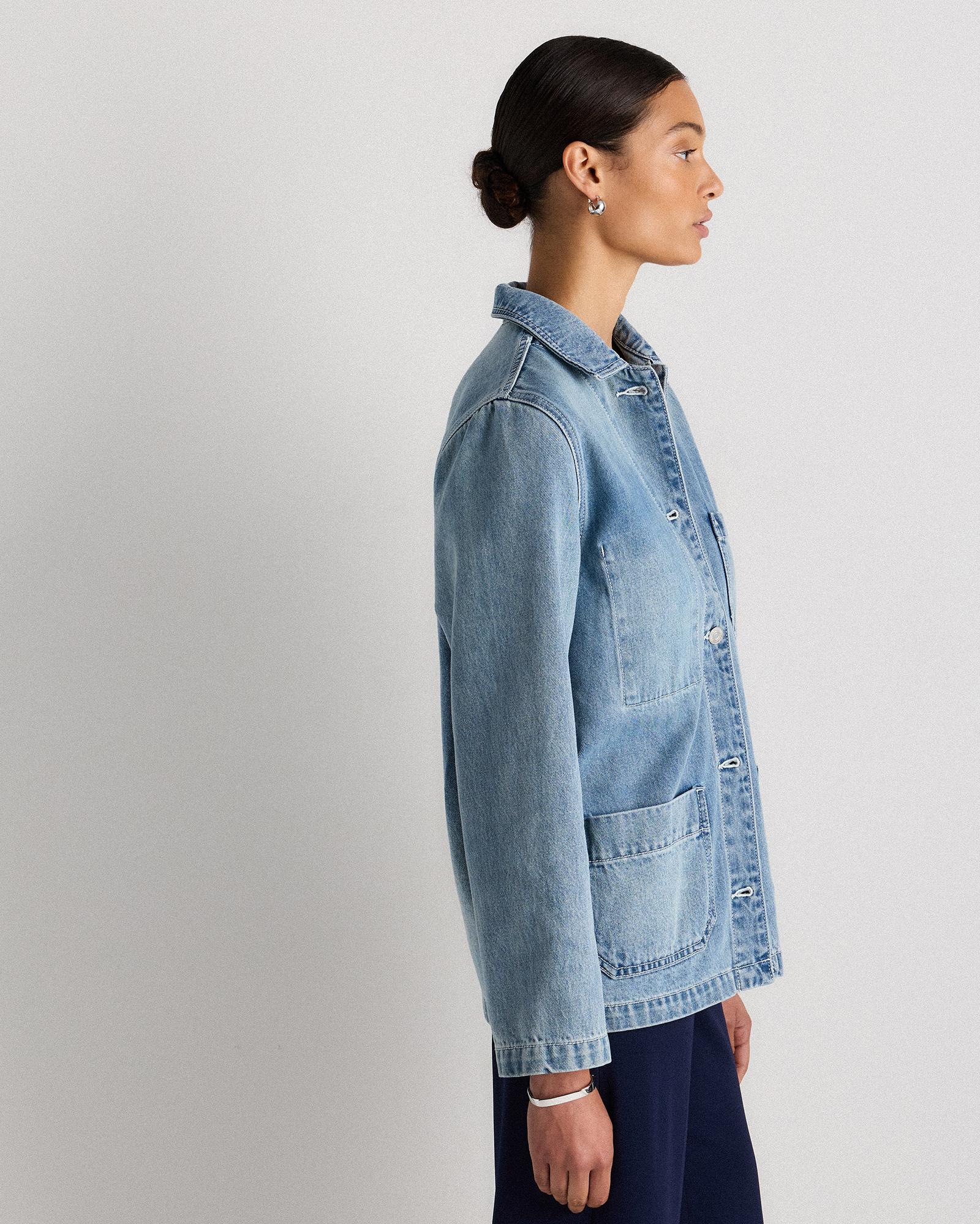 Quince | Women's Denim Chore Jacket Organic Cotton Product Image