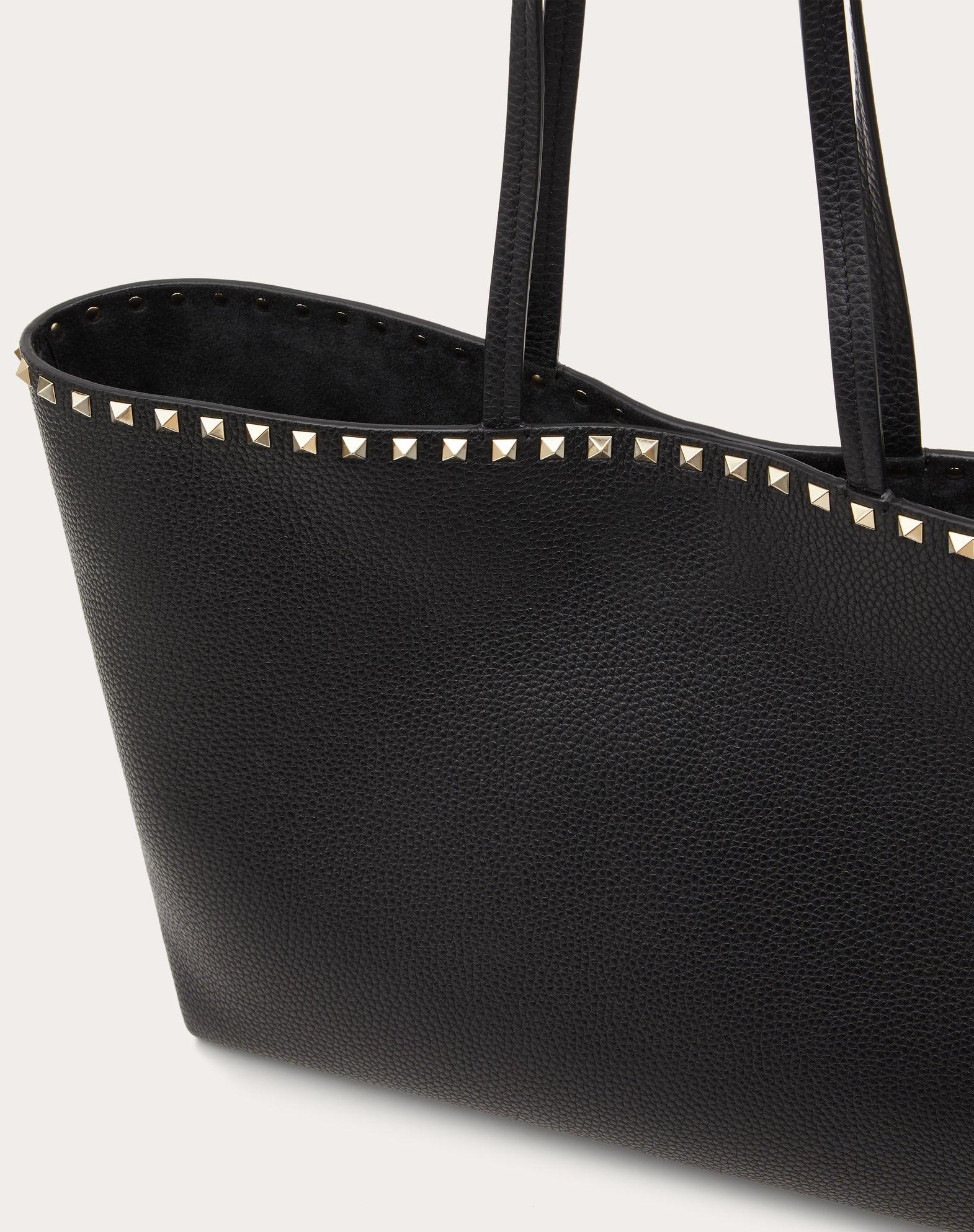 Rockstud Grainy Calfskin Tote Bag Product Image