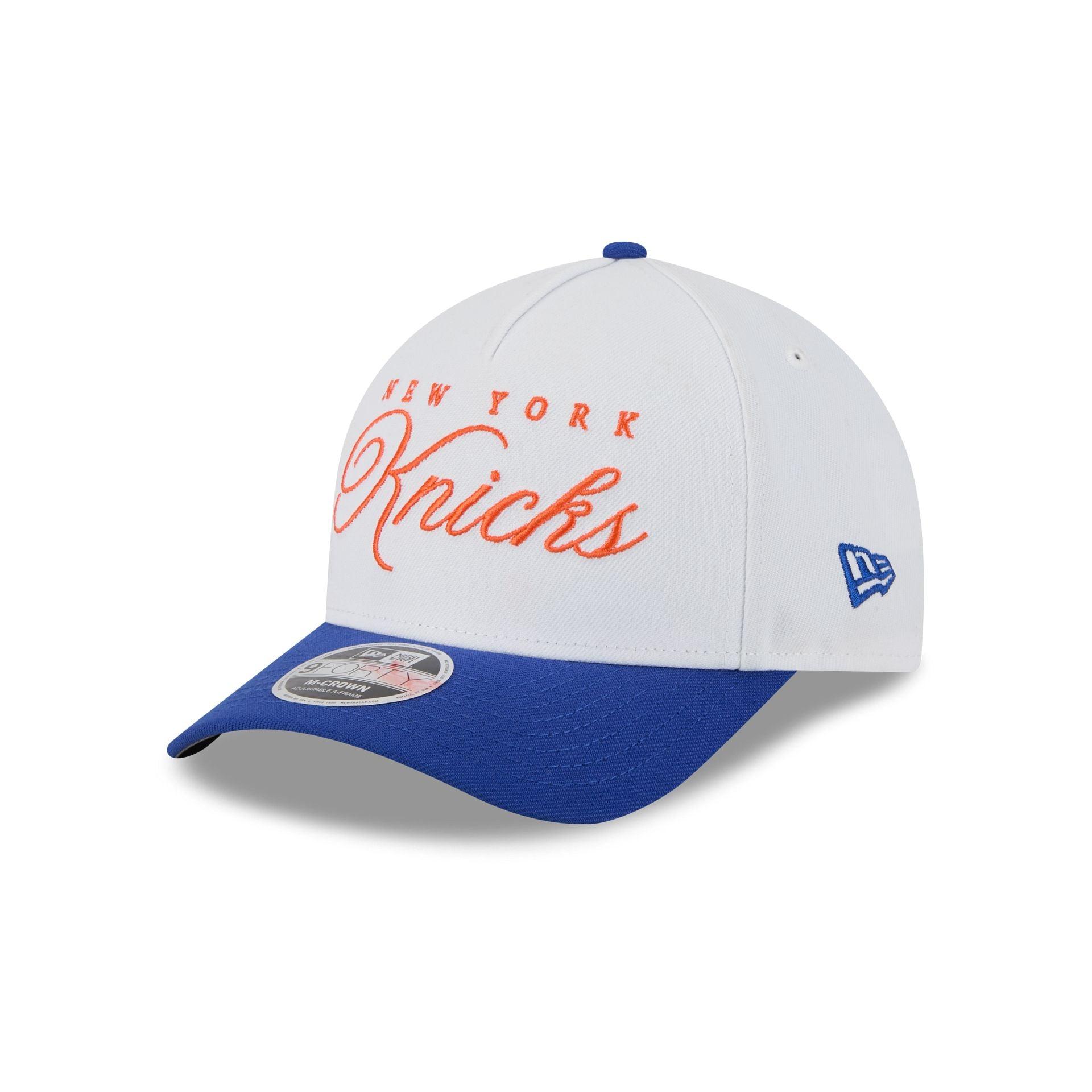 New York Knicks 2025 Draft 9FORTY M-Crown A-Frame Snapback Hat Male Product Image