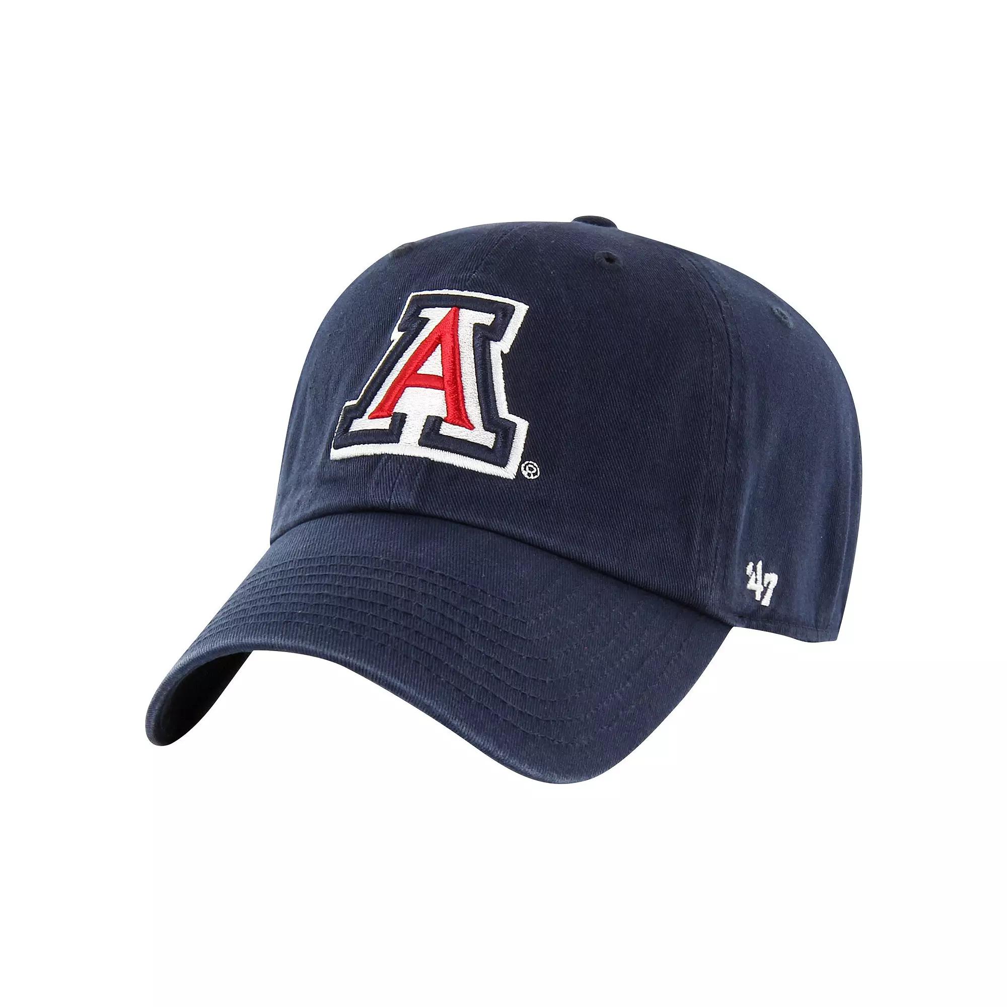 Men's '47 Navy Arizona Wildcats Vintage Clean Up Adjustable Hat, Blue Product Image