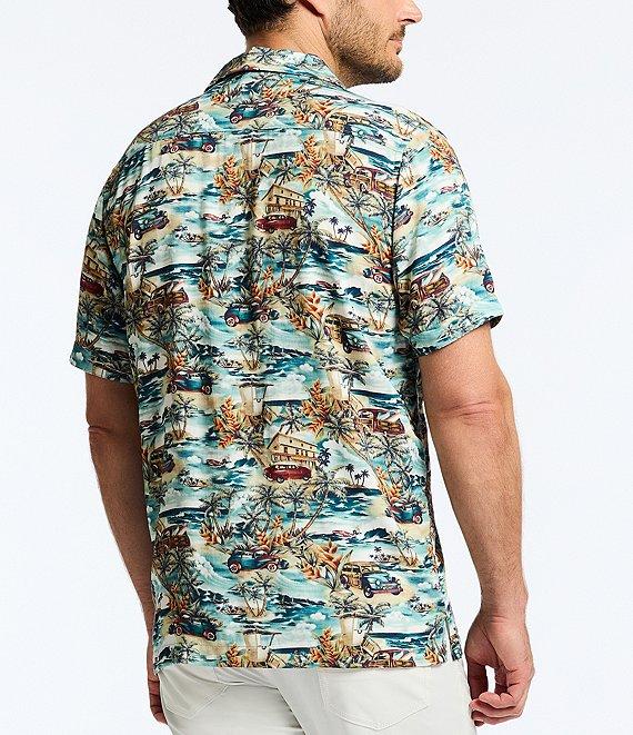 Robert Graham Getaway Short Sleeve Woven Camp Shirt Product Image