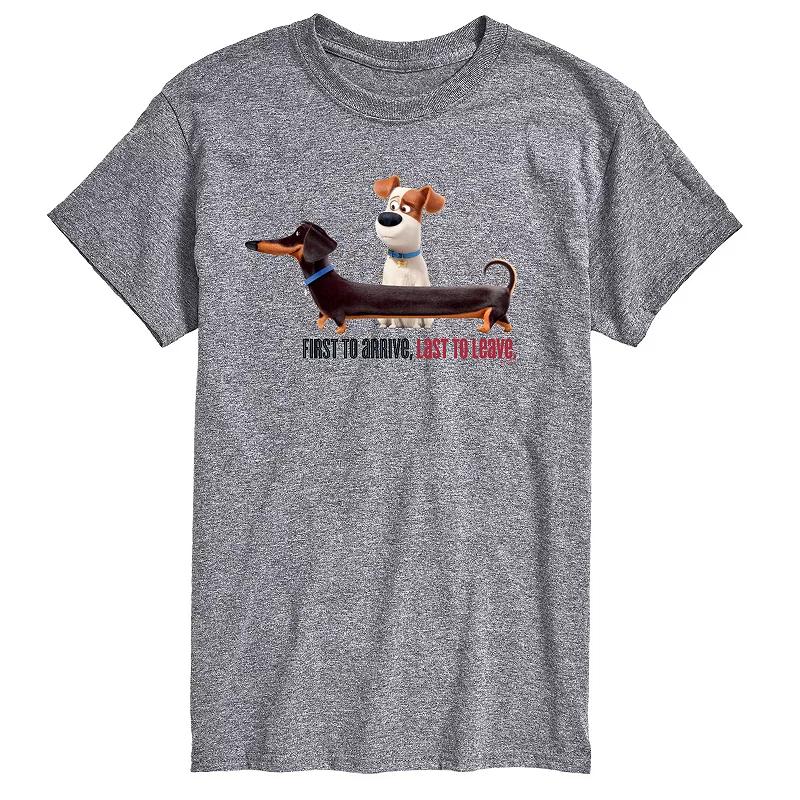 Big & Tall The Secret Life of Pets First To Arrive Dachshund Graphic Tee, Men's,  Product Image