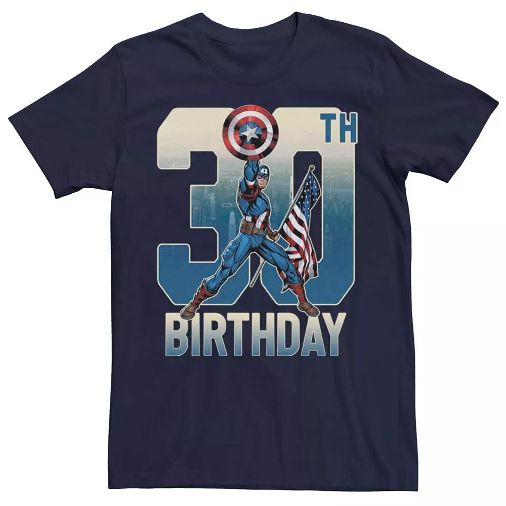 Men's Marvel Captain America 30th Birthday Tee,  Product Image