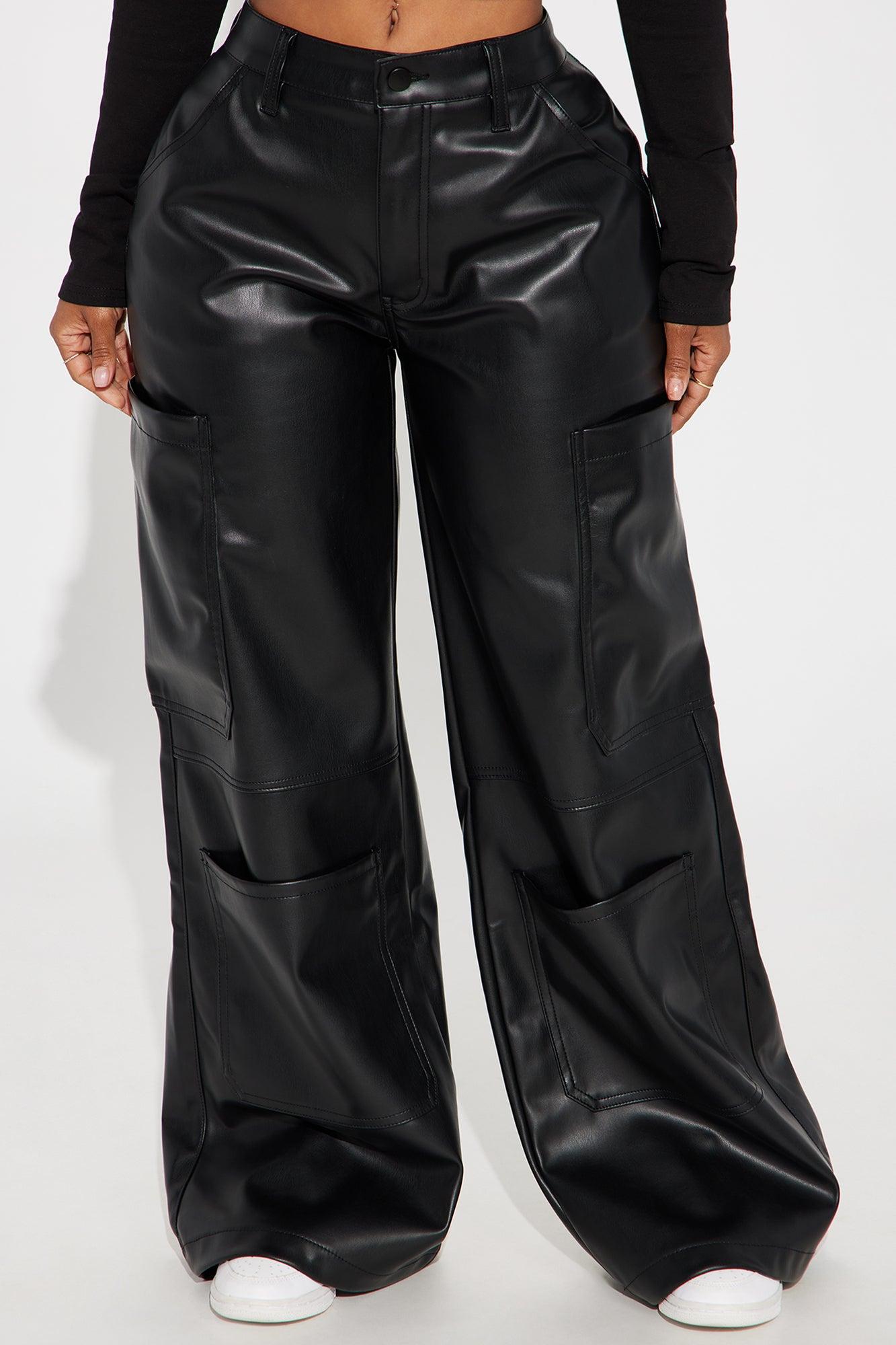Said So Faux Leather Pant - Black Product Image