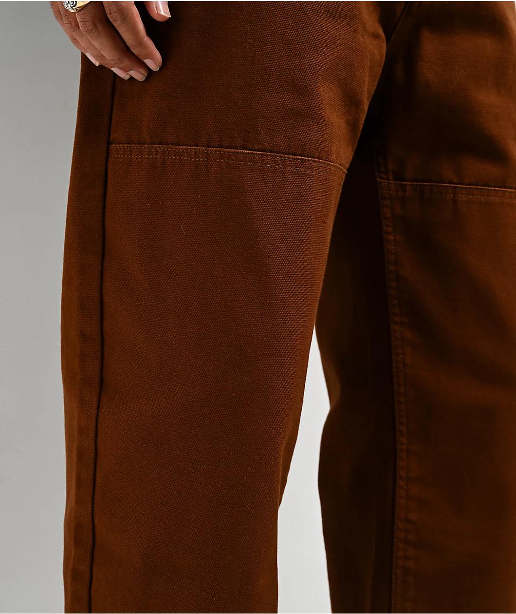 Real Tough Threads Double Knee Black Loose Fit Pants Product Image