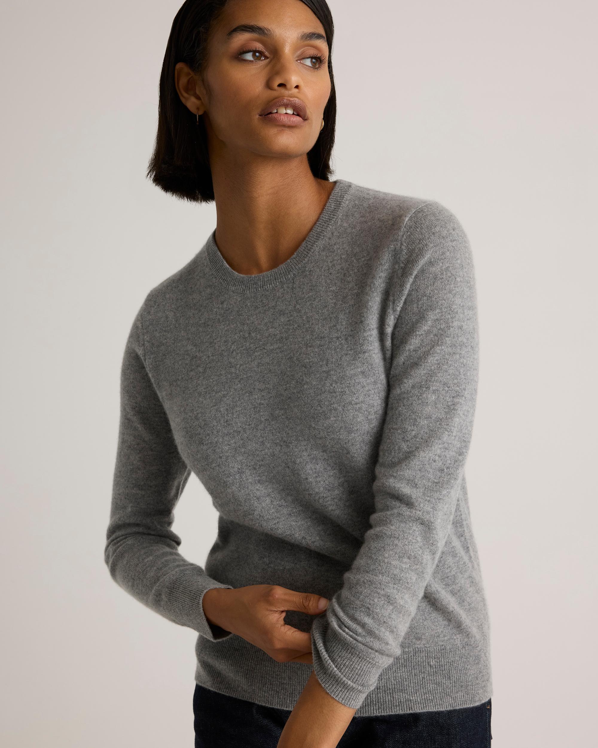 Quince | Women's Mongolian Cashmere Crewneck Sweater Size XL Product Image