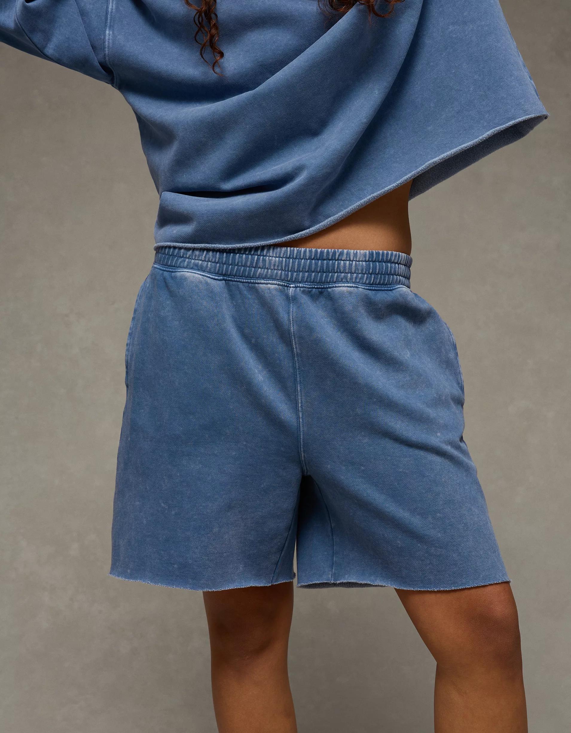 AE Everyday Luxe High-Waisted Sweat Short Product Image