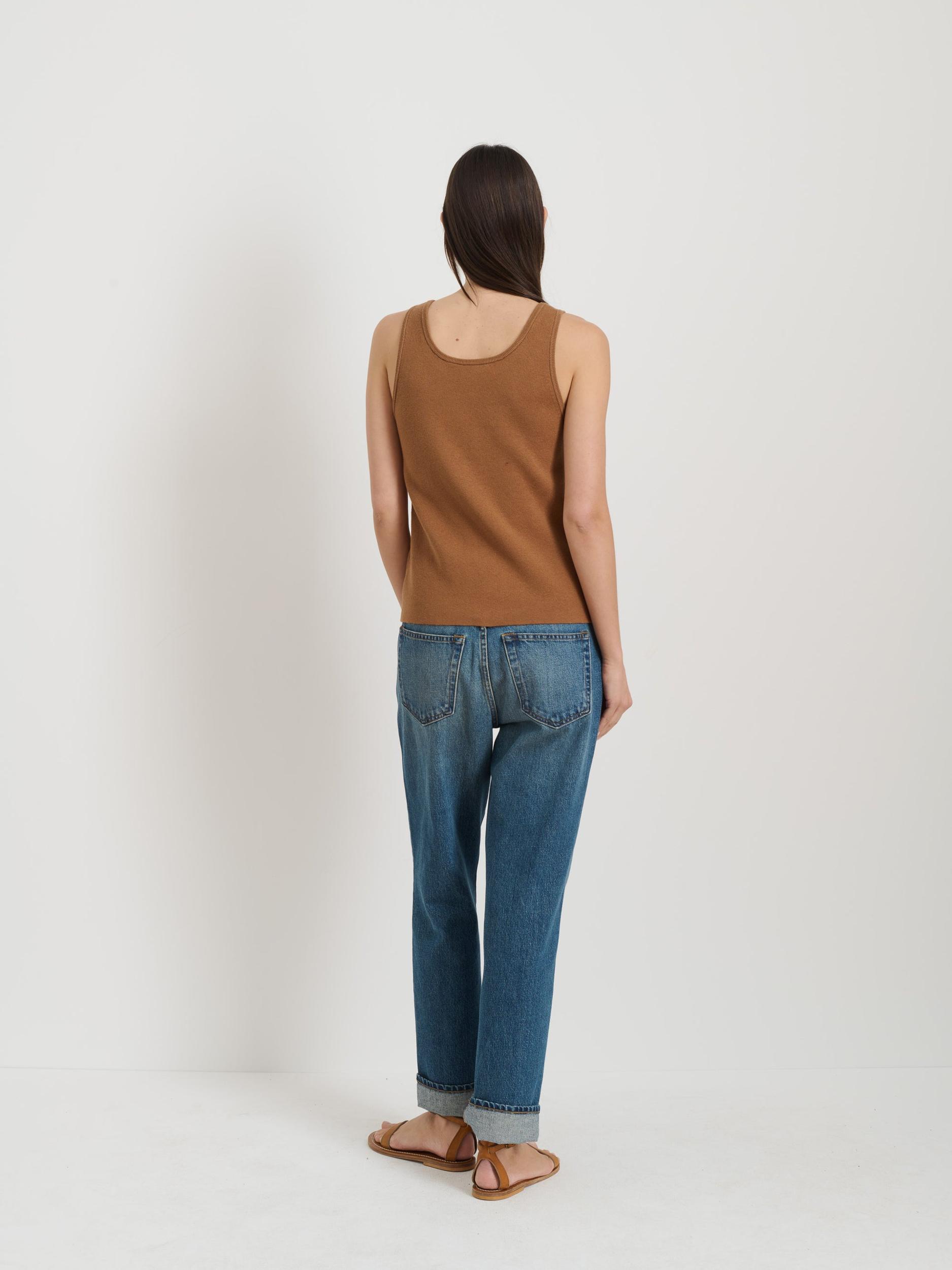 Louisa Vest In Cotton Cashmere Product Image