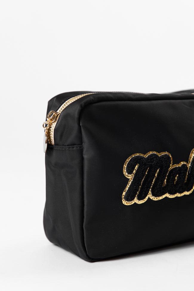 Black "Makeup" Travel Pouch FINAL SALE Product Image