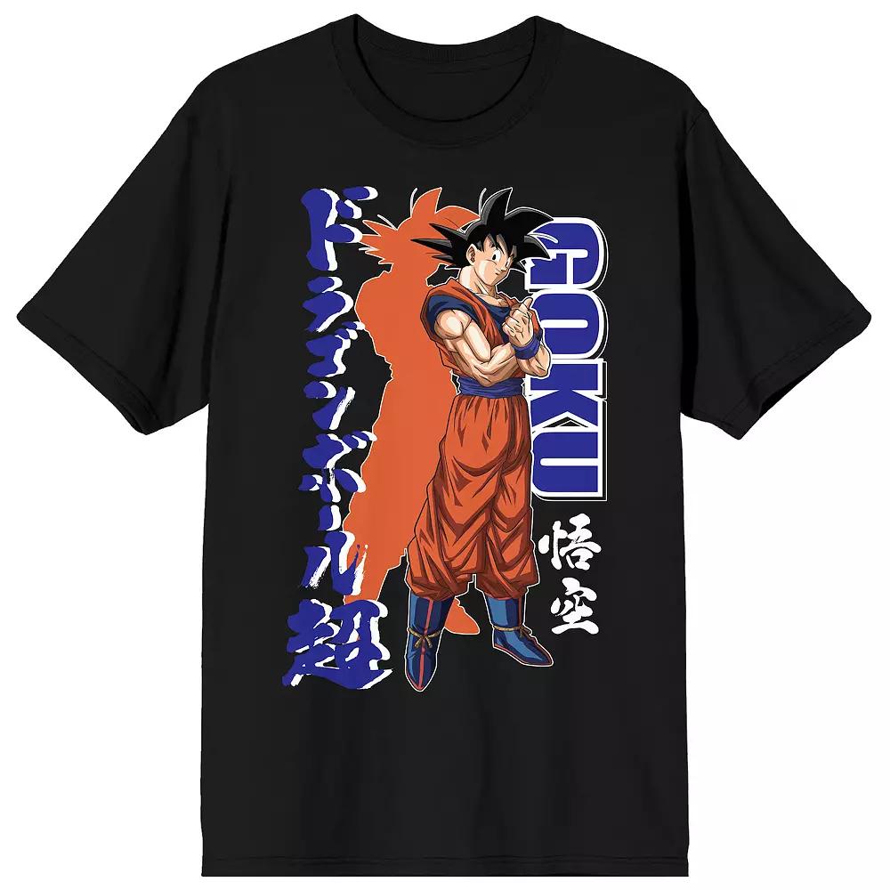 Men's Dragon Ball Super Goku Kanji Graphic Tee, Size: Small, Black Product Image