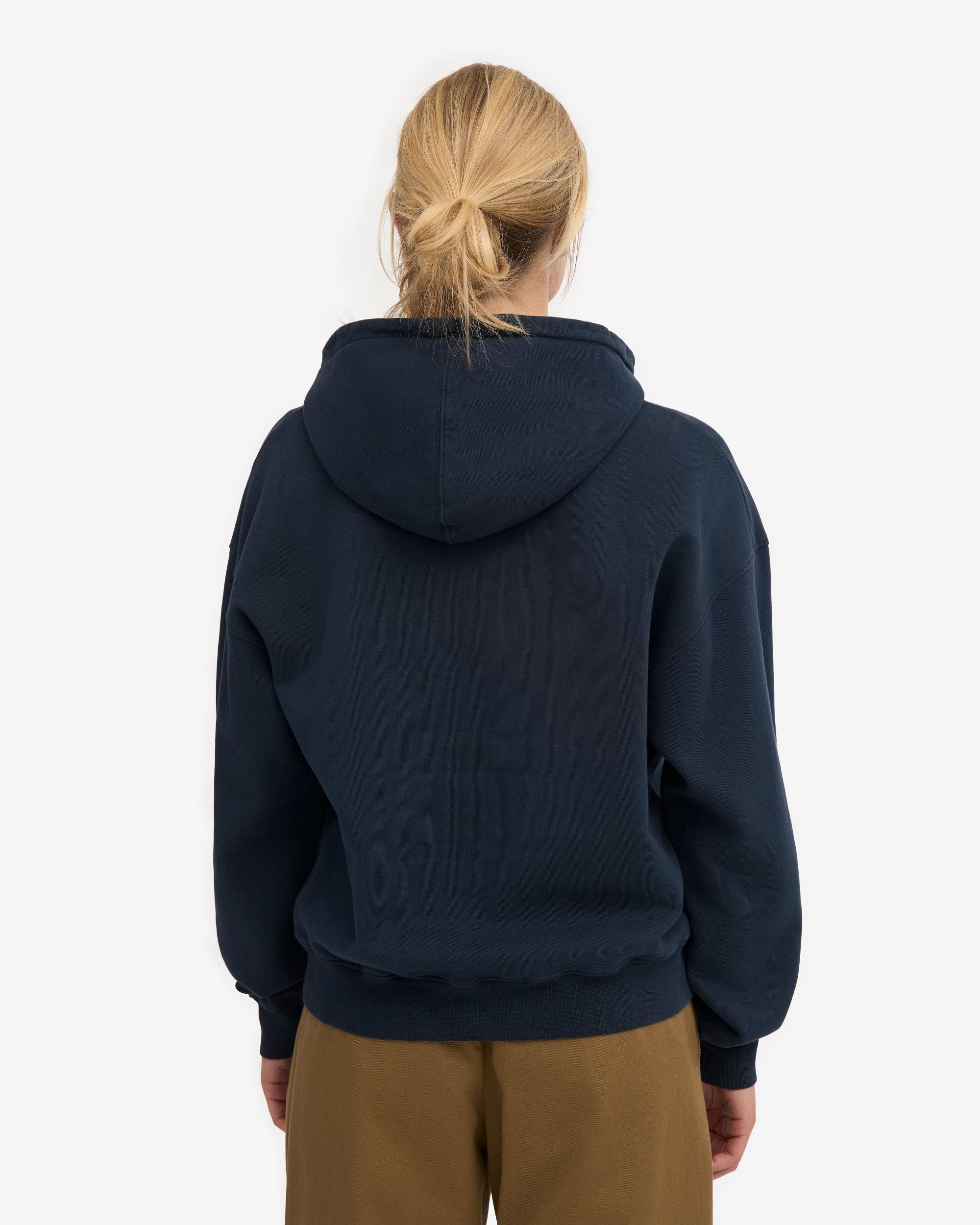 Organic Oversized Hood - Navy Blue Product Image