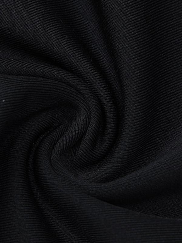 Lace Paneling Black Slim Fit Cami Top Product Image