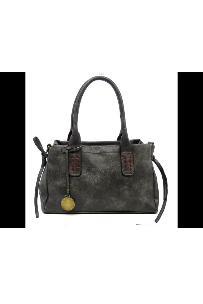 Distressed Look Satchel Product Image