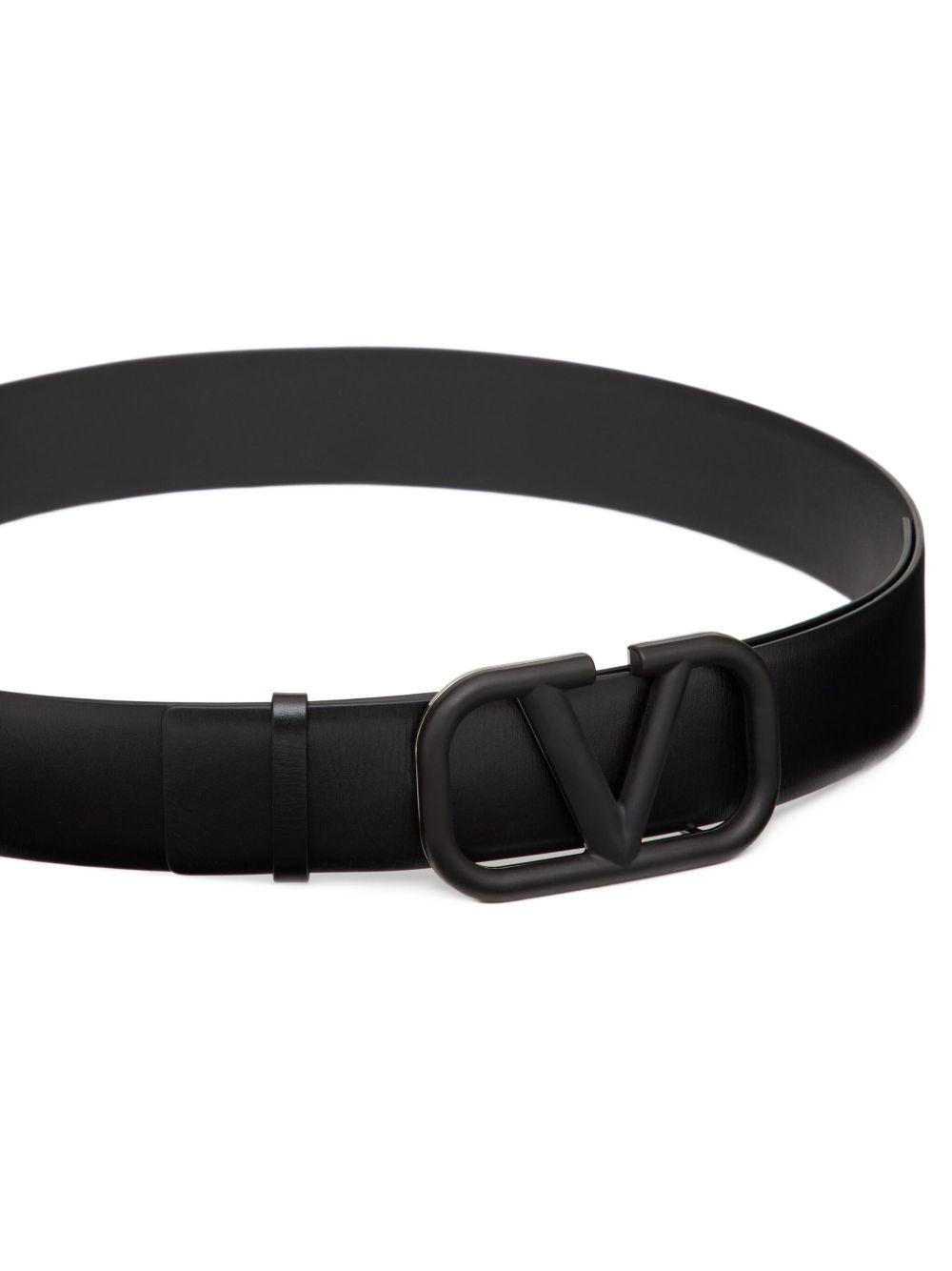 VLogo Signature leather belt Product Image