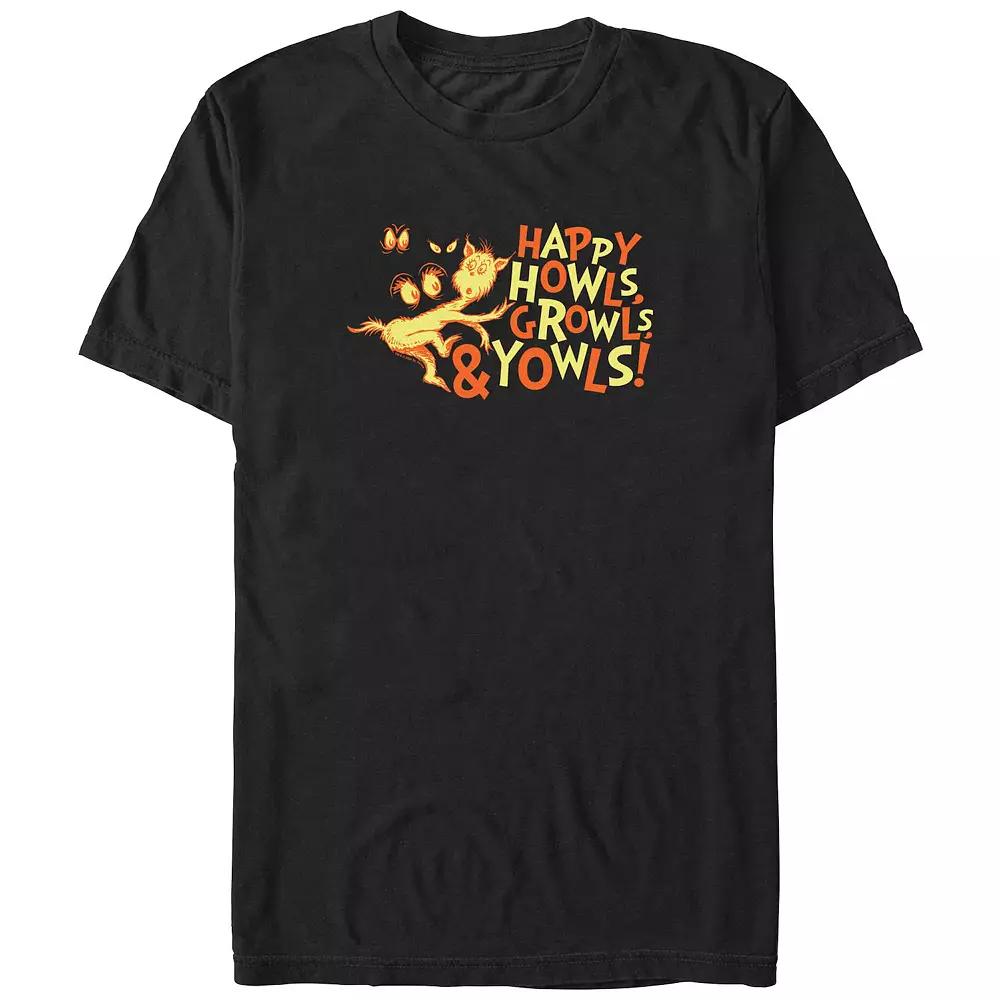 Men's Dr. Seuss Happy Howls Growls And Youwls Graphic Tee,  Product Image