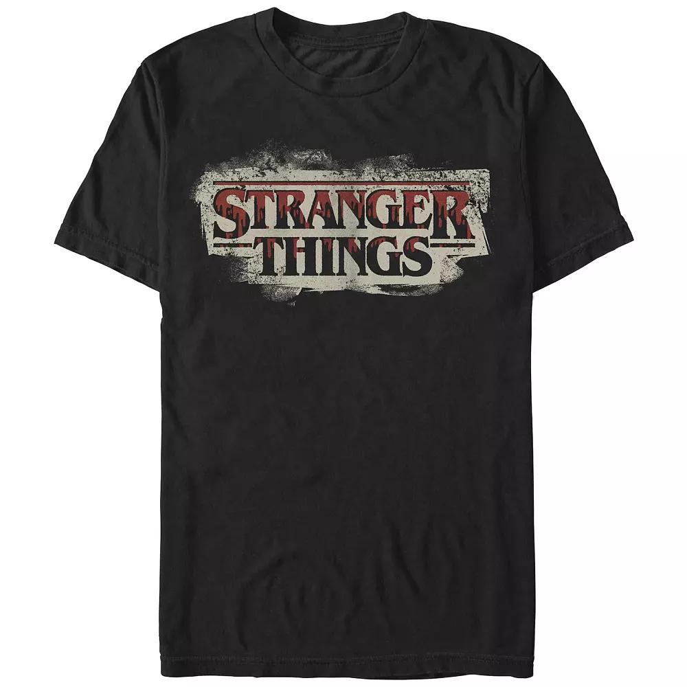 Men's Stranger Things Scary Logo Graphic Tee,  Product Image