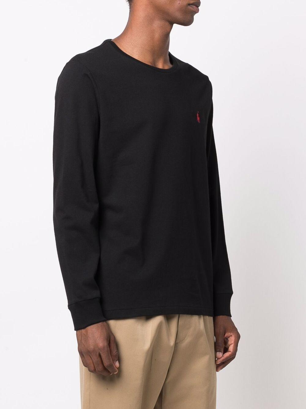 Classic logo-embroidered long-sleeve T-shirt Product Image