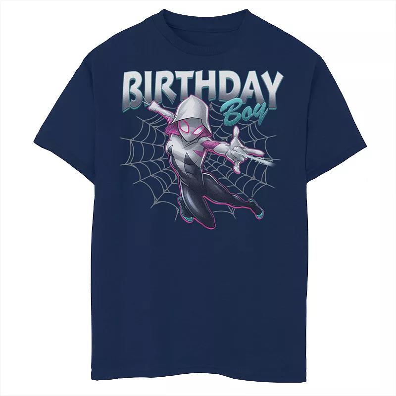 Boys Marvel Spider-Man Spider-Gwen Birthday Boy Graphic Tee, Boy's,  Product Image