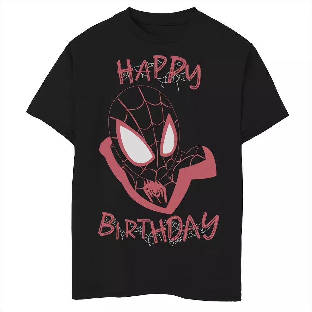 Boys 8-20 Marvel Spider-Man Happy Birthday Tee, Boy's,  Product Image