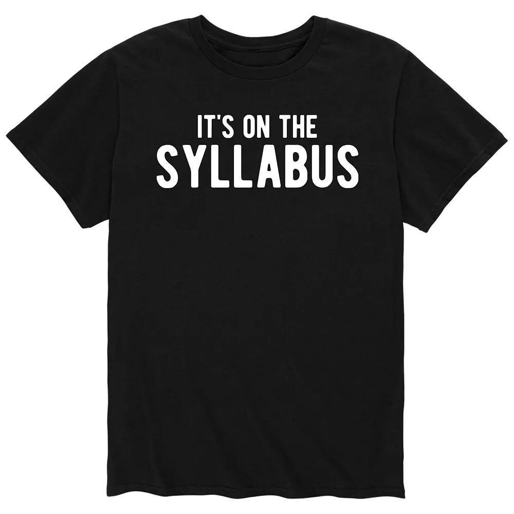 Men's Its On The Syllabus Tee,  Product Image