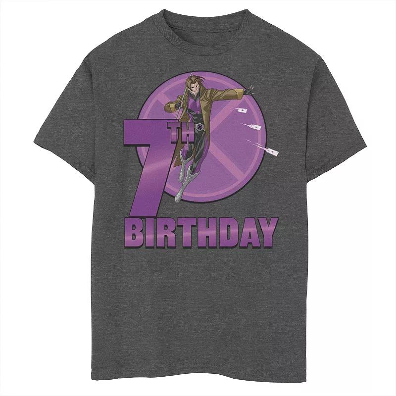 Boys 8-20 Marvel X-Men Gambit 7th Birthday Badge Graphic Tee, Boy's,  Product Image
