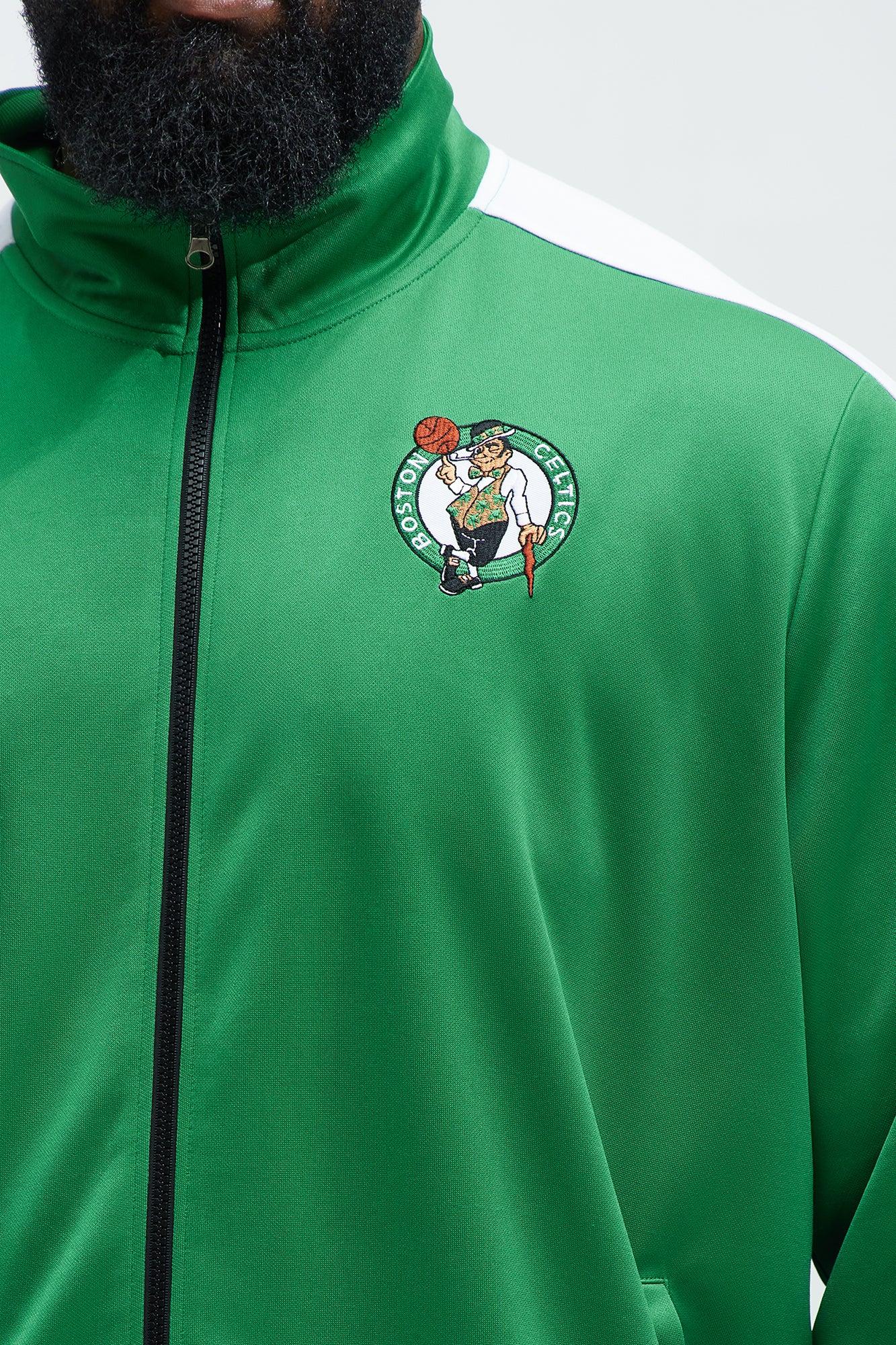 Celtics Stand By Track Jacket - Kelly Green Male Product Image