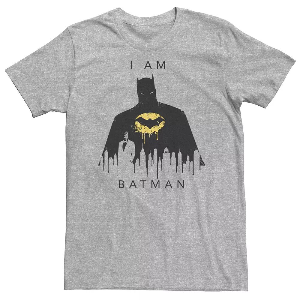 Big & Tall DC Comics "I Am Batman" Skyline Poster Tee, Men's,  Product Image