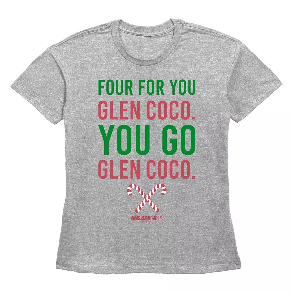 Women's Mean Girls Four For You Glen Coco You Go Glen Coco Graphic Tee,  Product Image