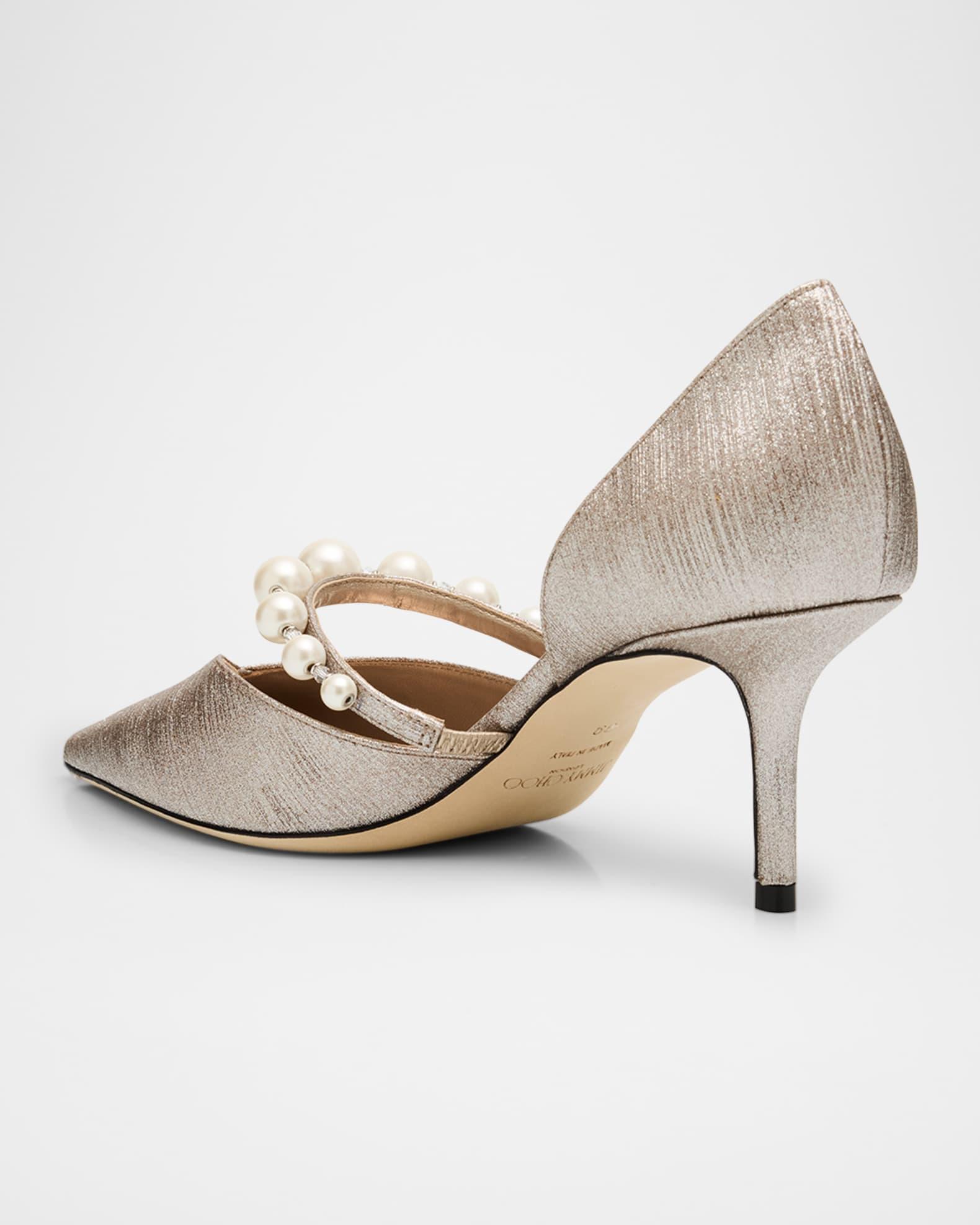 Aurelie Pointed Pearly Glitter Pumps Product Image