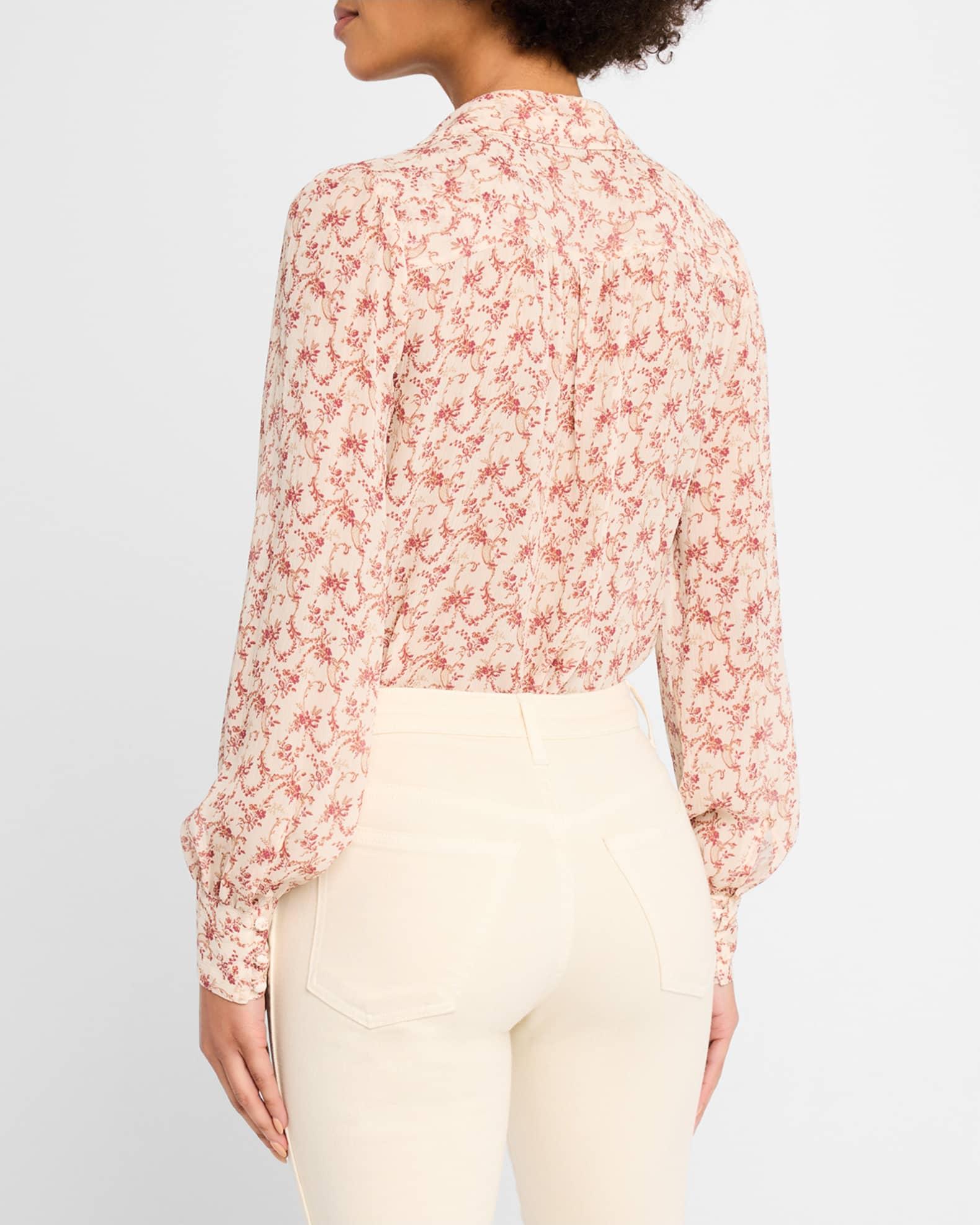 Gardener Floral Button Down Blouse Product Image