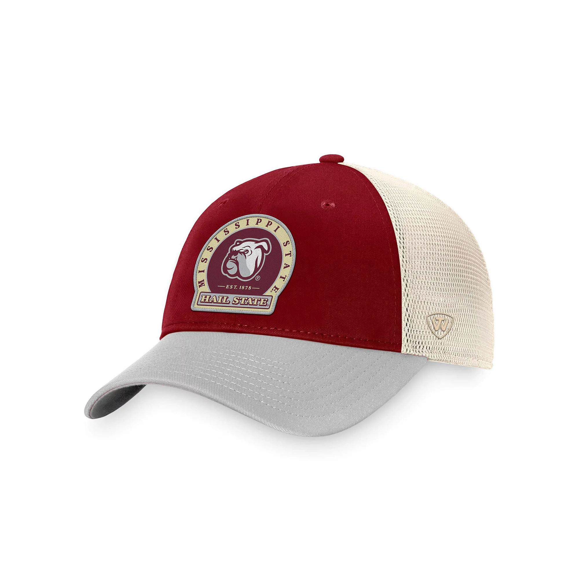 Men's Top of the World Maroon Arizona State Sun Devils Refined Trucker Adjustable Hat, Red Product Image
