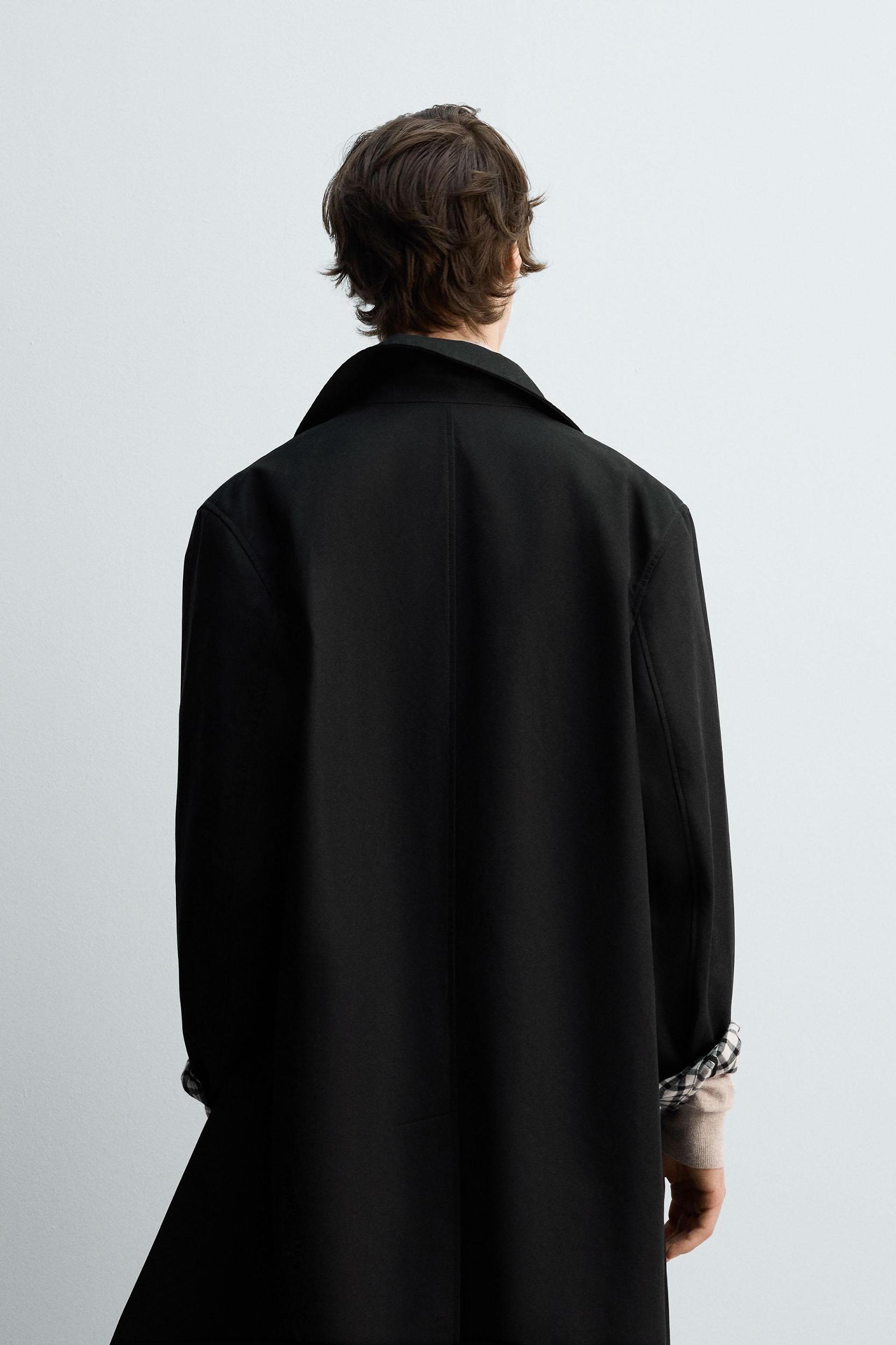 LIMITED EDITION CHECK COMBINATION TRENCH COAT Product Image