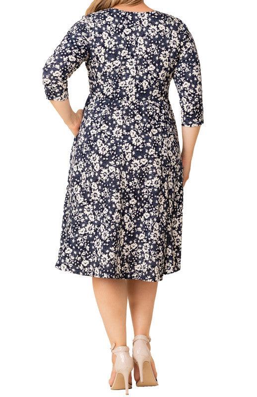 Gemini Wrap Dress - Plus Product Image