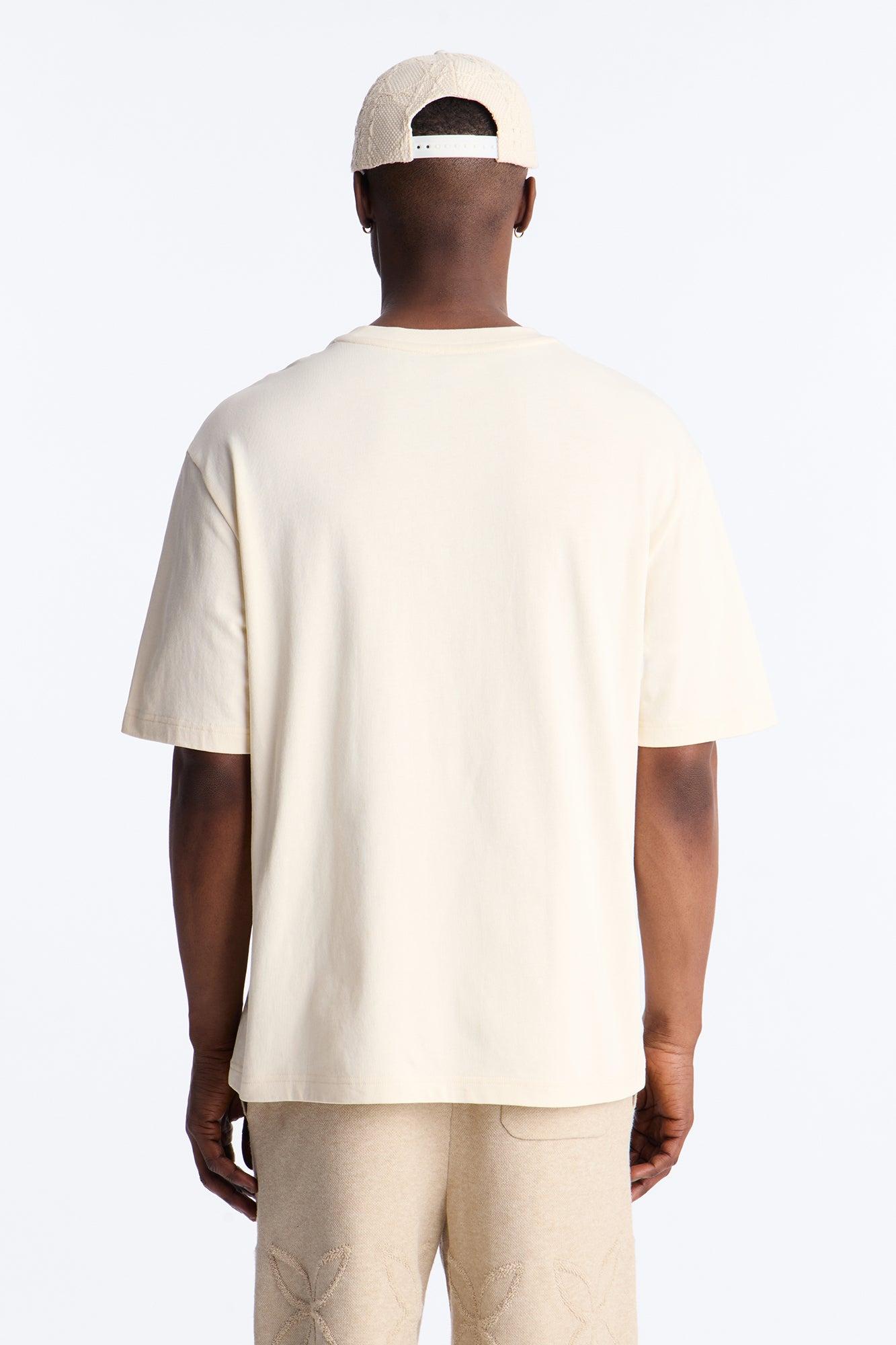 Relaxed Forever Shore Crewneck Tee - Cream Product Image