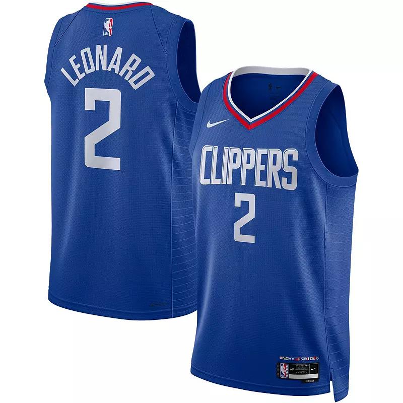 Unisex Nike Kawhi Leonard Royal LA Clippers Swingman Jersey - Icon Edition, Adult Unisex,  Product Image