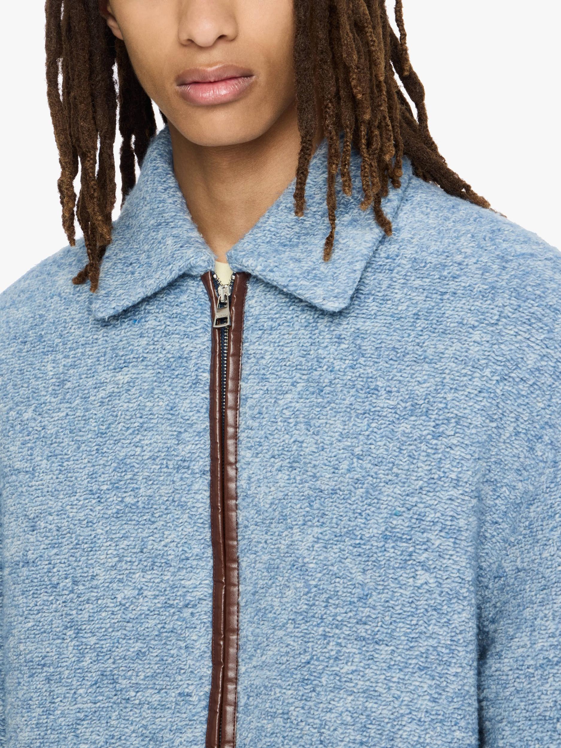 CONTRAST TRIM CASUAL JACKET Product Image