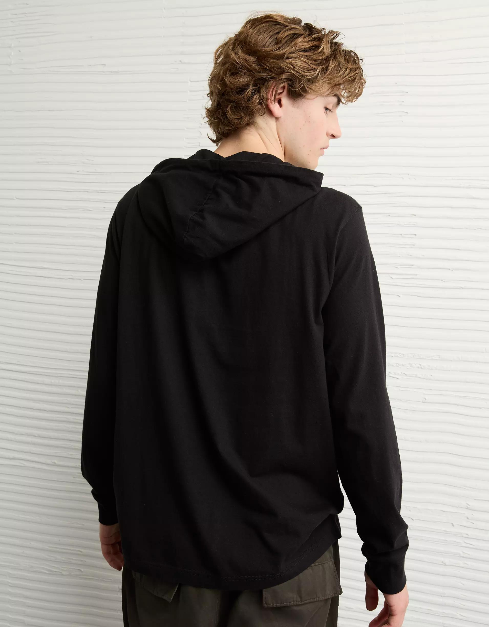 AE Icon Logo Graphic Hoodie T-Shirt Product Image