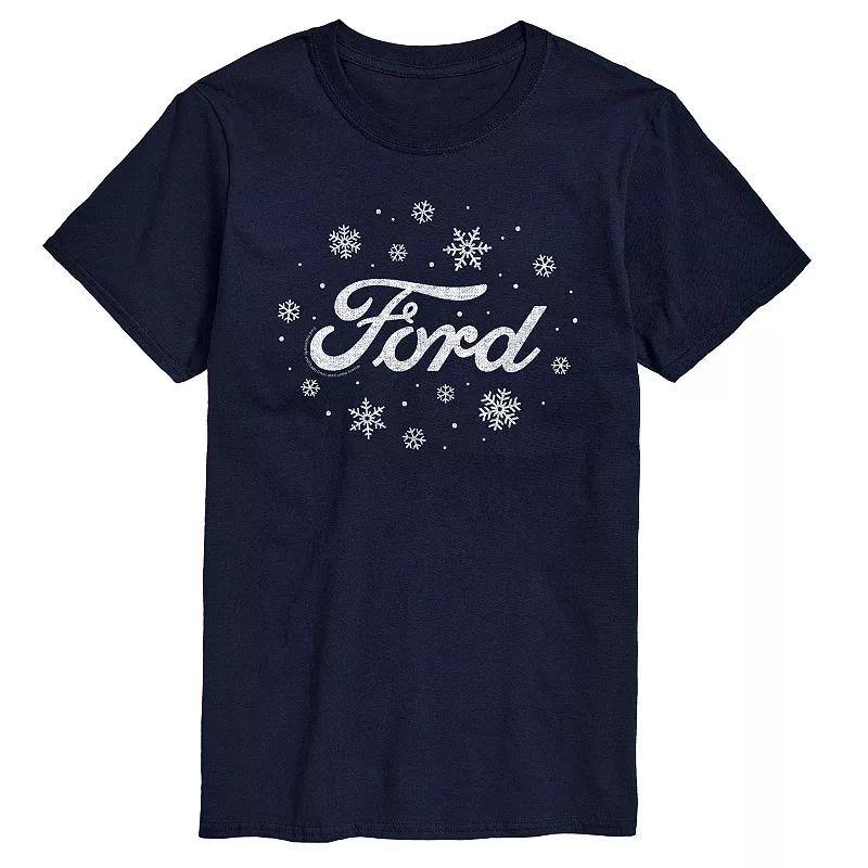 Men's Ford Snowflakes Logo Graphic Tee,  Product Image