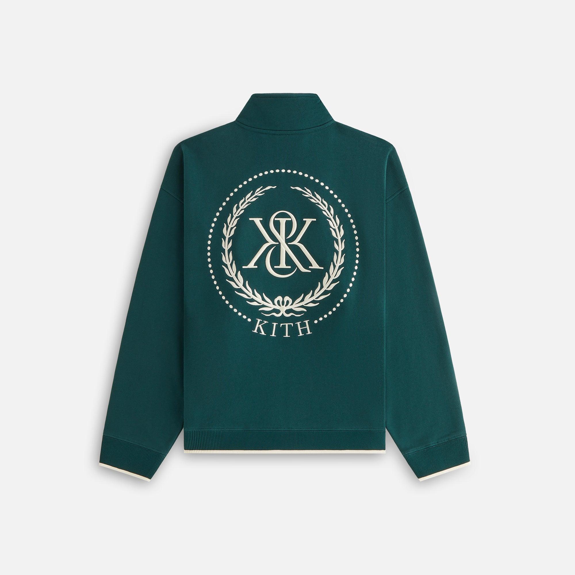 Kith Women Hunter III Crest Quarter Zip - Chronicle Female Product Image
